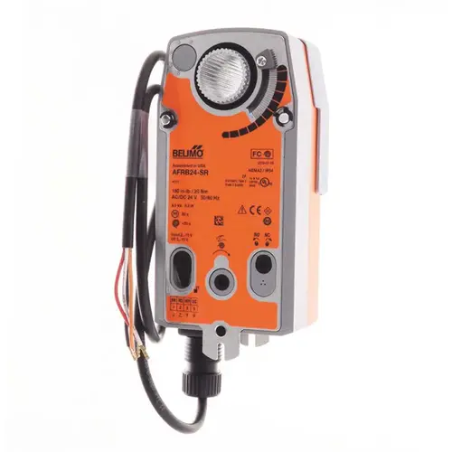 Belimo AFRB24-SR Motor,actuator, Spring Return, 180 In-Lb 2-10 Vdc, 24vac, 24vdc