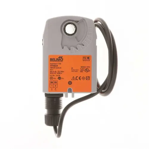 Belimo TFRB24 Motor,actuator, Spring Return, 22 In-Lb On/off, 24vac, 24vdc