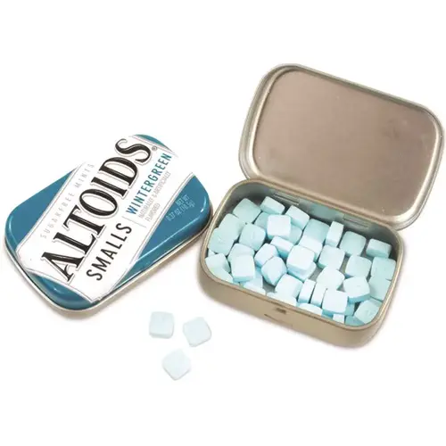Altoids GRR20900487 Smalls Sugar Free Mints, Wintergreen, 0.37 Oz, 9 Tins/pack