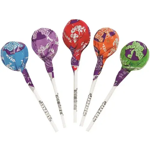 Tootsie Roll GRR20901184 Tootsie Pops, Assorted Wild Berry Flavors, 0.6 Oz Lollipops
