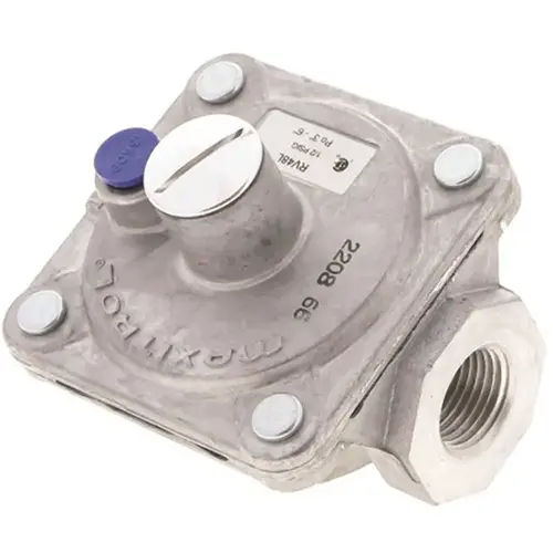 Maxitrol RV48L-1/2 1/2"npt 1/2psi Inlet 3-6"wc Outlet Rubber Seat Poppet Gas Regulator
