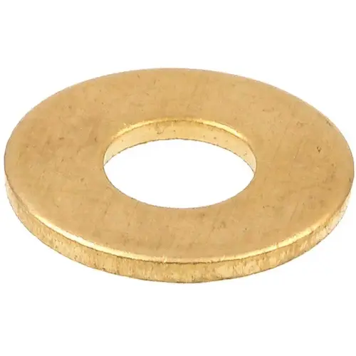 Defender Security 9079685 Defender Security Flat Washers, #10 X 7/16 In. Od, Solid Brass, Package Of 100