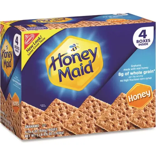Nabisco GRR22000442 Nabisco Honey Maid Honey Grahams 14.4 Oz Package Of 4