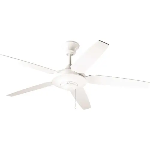 Progress Lighting P2530-30W Airpro 54" 5 Blade Energy Star Fan White White Blades
