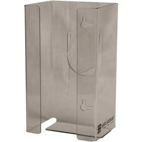SAN JAMAR SJMG0803 Clear Plexiglas Disposable Glove Dispenser, Single-Box