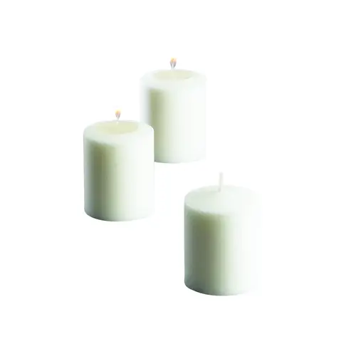 STERNO 40106 VOTIVE WAX CANDLE 15HR VOTIVE CANDLES - CREME