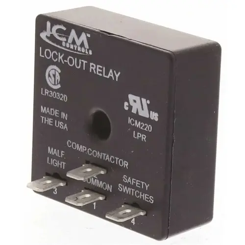 ICM ICM220 18-30vac Lockout Protection Relay With Spdt Relay Output