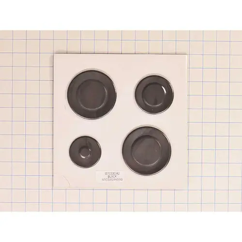 Whirlpool Burner Cap Set For Range Part #w10300342