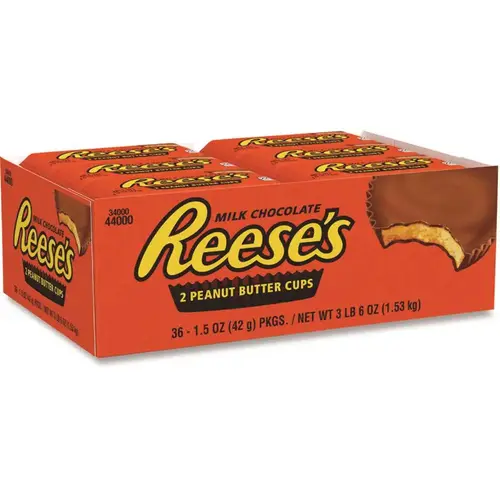 Reese's GRR20900149 Peanut Butter Cups Bar, Full Size, 1.5 Oz Bar, 2 Cups/bar