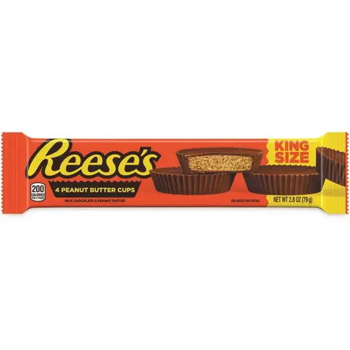 Reese's GRR20901302 King Size Peanut Butter Cups, 2.8 Oz Bar, 24 Bars/box