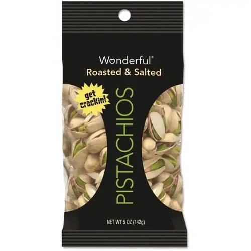 PARAMOUNT FARMS INC. PAM072142A25X Paramount Farms 1 Oz Roasted & Salted Wonderful Pistachios Package Of 12