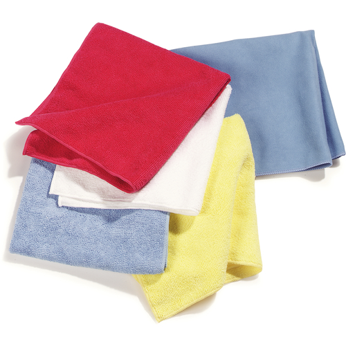 Carlisle 3633405 Terry Microfiber Cleaning Cloth 16 X 16 Red Mcrfbr