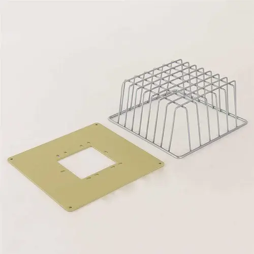 Schneider AT-1163 Wire Guard With Steel Base Plate, Inside Dimensions
