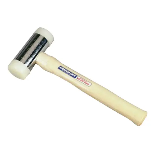 Nylon Face Hammers, 1 lb Head, 1 1/4 in Dia. - pack of 4
