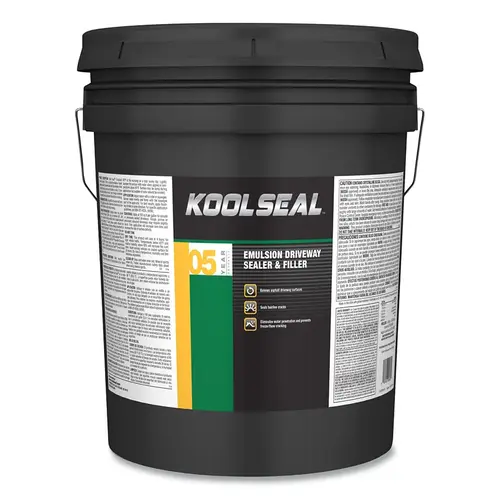 KOOL SEAL KS0073300-27 Emulsion Driveway Sealers & Filler, 55 gal, Drum, Black, 3 Year - pack of 55