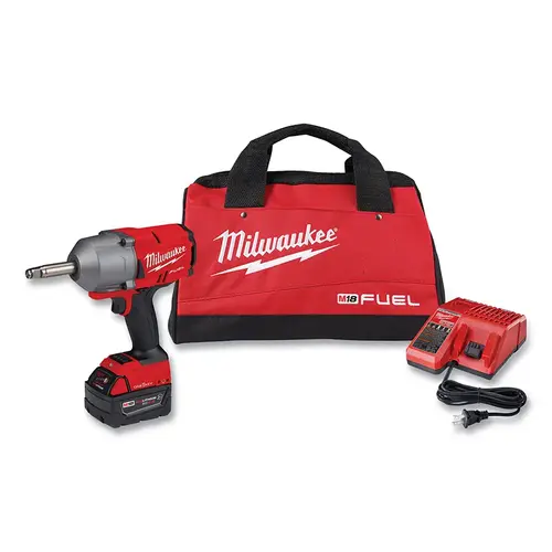 Milwaukee  Tool Extended Anvil Controlled Torque Impact Wrench with ONE-KEY  Kit, 1/2 in Anvil, 5 Pc