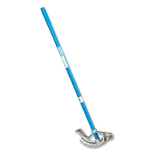 Aluminum Bender, 3/4 in EMT, 1/2 in Rigid, 1/2 in IMC, w/Handle Blue Handle; Silver Head