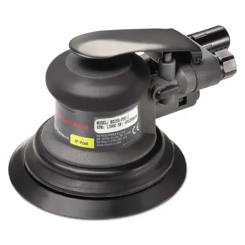 Ingersoll-Rand R025B-PSV-2 Cyclone Non-Vacuum Random Orbital Sanders, 5 in Pad, 12,000 rpm, 1/5 hp