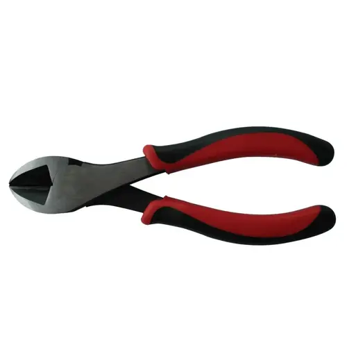 Anchor Industries 10-406 Diagonal Cutting Pliers, 6 in, Side Cut, Red/Black