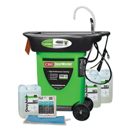 SMARTWASHER 14744 SmartWasher  Bioremediating Mobile Parts/Brake Washer Kit, SW-323 Green; Black