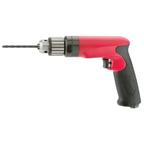 SIOUX TOOLS SDR10P26N3 Air Drill: 3/8" Keyed & Keyless Chuck, Reversible