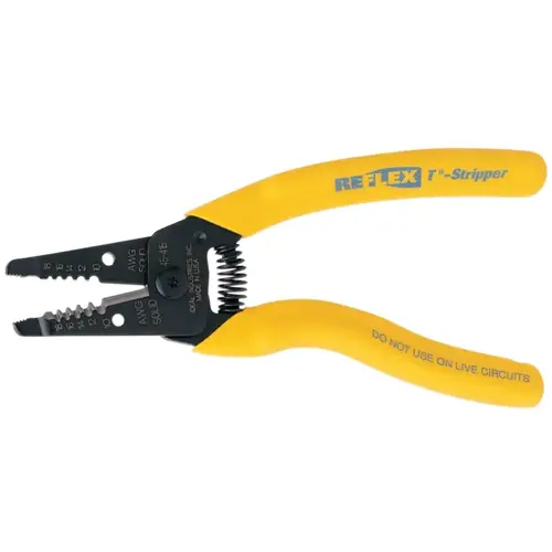 Ideal 45-415 Reflex Premium T-Strippers, 10-18 AWG, Yellow