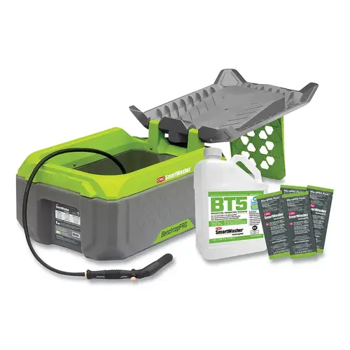 SMARTWASHER 1000872 BenchtopPRO  Bioremediating Parts Washer Kit, 28-3/8 in W, Plastic