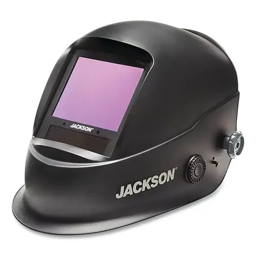 Jackson Safety 46250 Translight + 555 Premium Auto Darkening Helmet, Shade 3, 5 to 14 Shade, Black, 3.23 in x 3.86 in Window