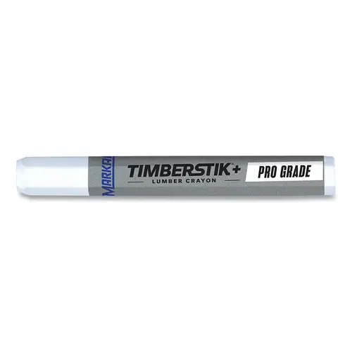 LACO/MARKAL 80380-XCP1 TIMBERSTIK + PRO GRADE Lumber Crayon, 1/2 in X 4.625 in, White