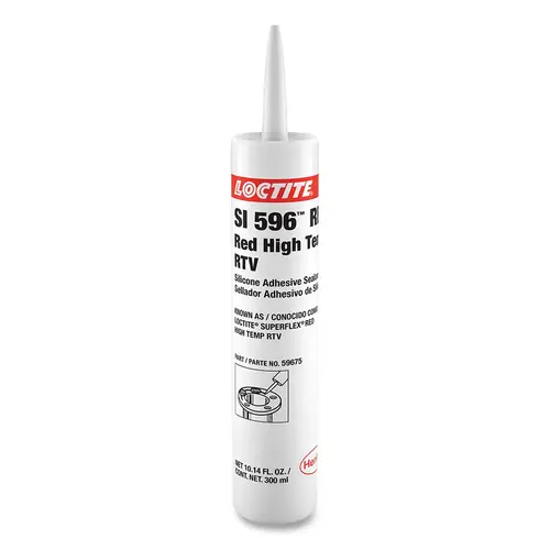 SI 596  High Temp Sealant, 190 mL, Cartridge, Red - pack of 6