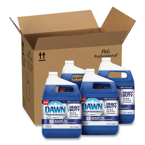 Dawn 08837 Heavy Duty Manual Pot & Pan Dish Detergent, 4 gal - pack of 4