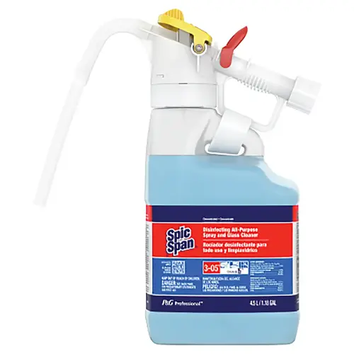 SPIC N SPAN 72001 Dilute2Go Disinfecting All-Purpose Spray and Glass Cleaner, 4.5 L Jug