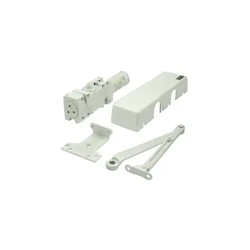 Deltana DC40-WH Adjustable Surface Mount Door Closer White