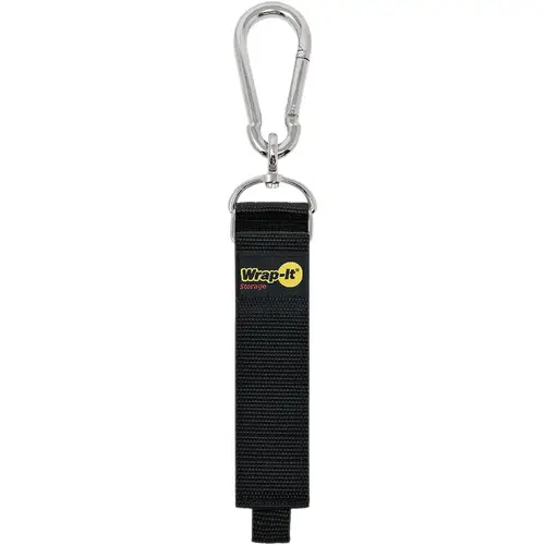 Wrap-It Storage 100-HNH-18BL Hook 'n Hang 18 In. x 1.5 In. Hanging Cinch Strap with Carabiner