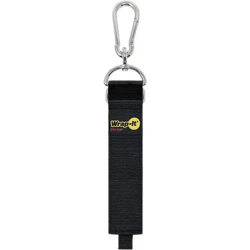 Wrap-It Storage 100-HNH-24BL Hook 'n Hang 24 In. x 2 In. Hanging Cinch Strap with Carabiner