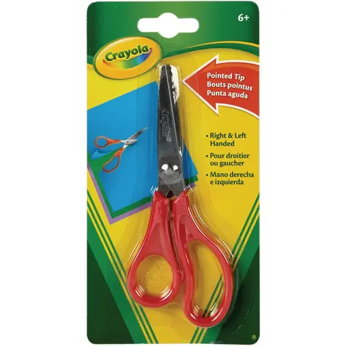 CRAYOLA 69-3010 5-1/2 In. Pointed Tip Metal Blade Scissors (12-Ct.)