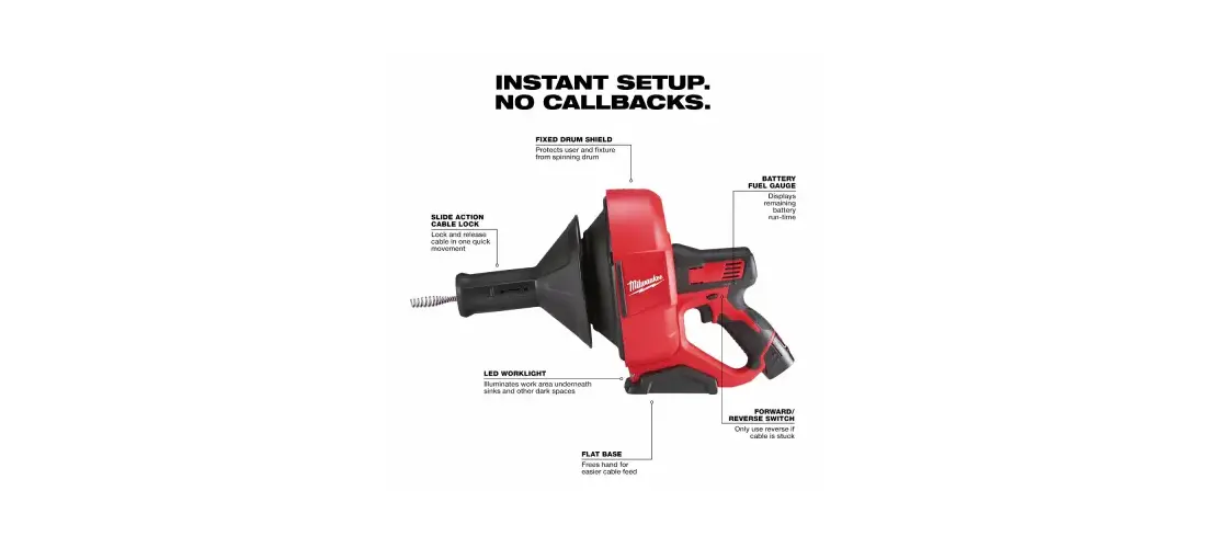 Y♡make.D* 12v cordless DRAIN SNAKE KIT