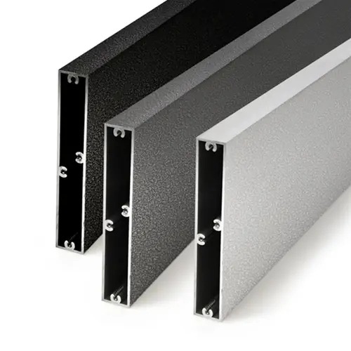 2" x 8" Rectangular Tube Aluminum 12' 2" Long - Powder Coat Finish