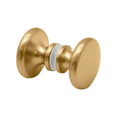 Back-to-Back Classic Knobs - Satin Brass