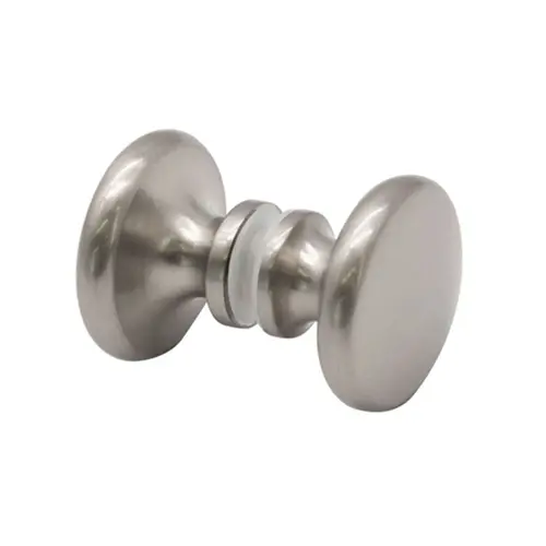 Back-to-Back Classic Knobs - Brushed Nickel