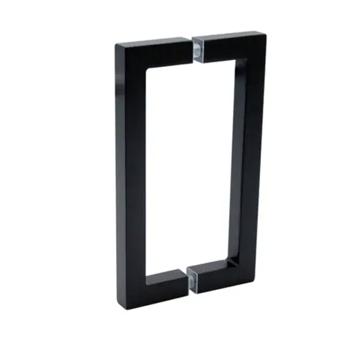 8" Center-to-Center Square Pull - Oil Rubbed Bronze