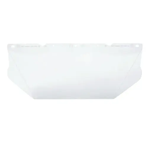V-Gard  Accessory System General Purpose Visor, Clear, Contoured, 17 in W x 8 in H - pack of 10