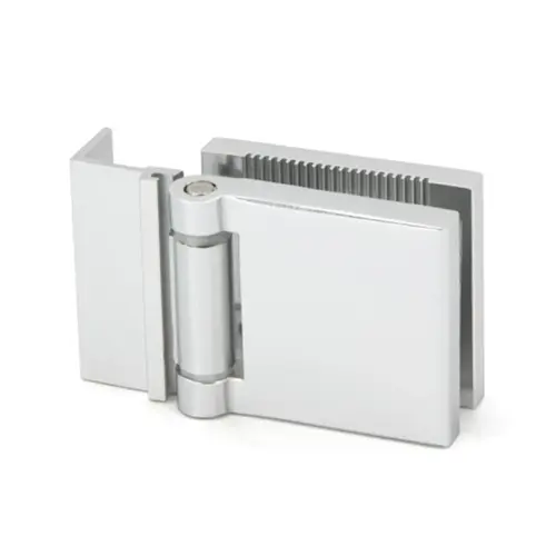 FHC JMH1LCH L-Mount Universal Hinge for 1/4" Glass - Polished Chrome