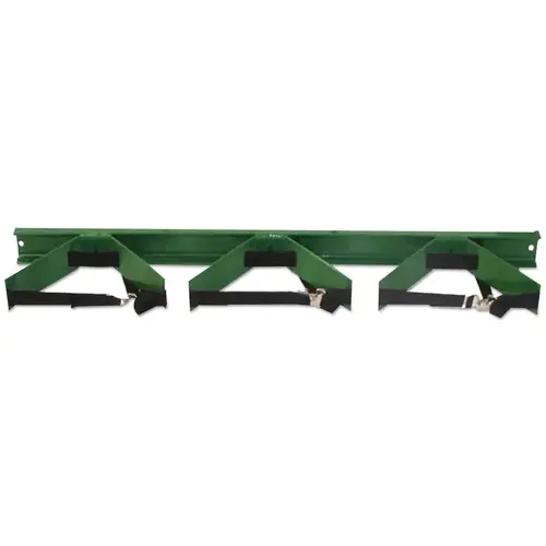 SAFTCART WB-303 Wall Brackets, Cylinder Bracket, Steel, 42 in x 6-1/2 in x 3 in, Green