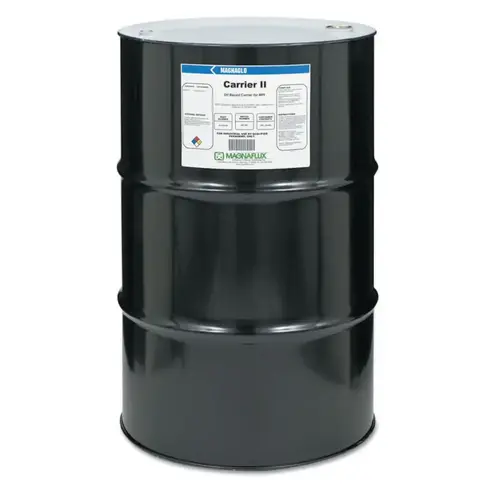 MAGNAFLUX 01-2122-45 Magnaglo  Carrier II Oil, 55 gal, Drum, Clear