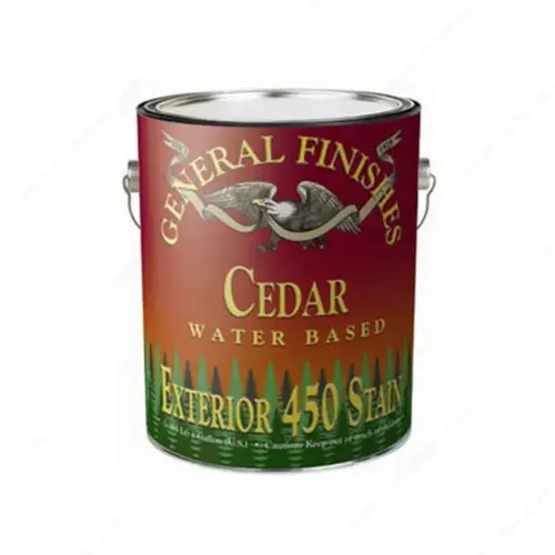 GENERAL FINISHES GFESC1G Exterior 450 Wood Stain Cedar