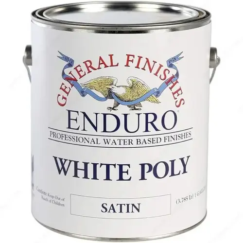 GENERAL FINISHES GFEWS1G Water Based Pigmented Finish Enduro Poly Satin
