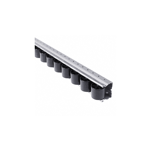 46" Long Back Rail With Rollers