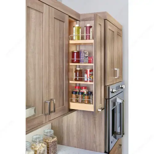 Richelieu Hardware 448BBSCWC365C Rev-A-Shelf Wall pull-out set for frameless