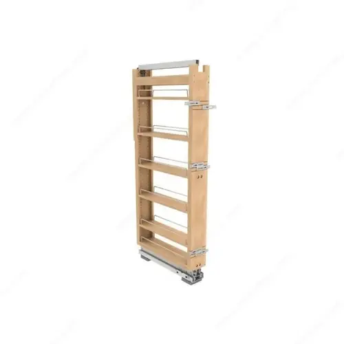 Richelieu Hardware 448TPF5151 Rev-A-Shelf wood Pull-Out Pantry with slides Semi-Gloss